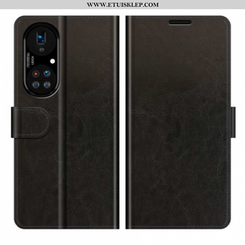 Etui Folio do Huawei P50 Pro Stylowy Skórzany Projekt